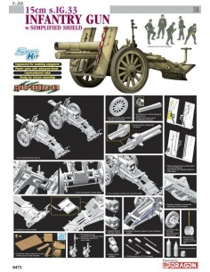 German 15cm Infantry Gun with Simplified Shield and Crew 2