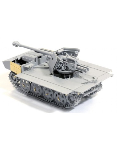 German IIWW anti-tank gun 7.5cm Pak 40/4 auf RSO