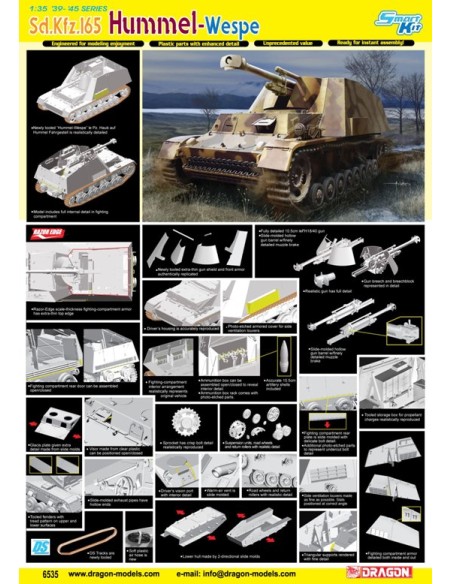 "Hummel-Wespe" le Pz.Haubitze auf Hummel Fahrgestell