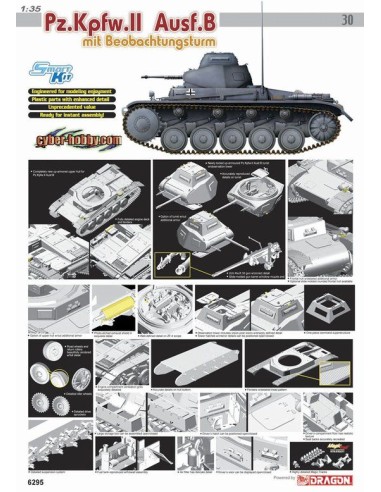Panzer II Ausf B mit Beobachtungsturm