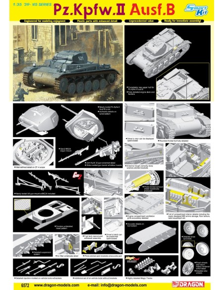 Pz.Kpfw.II Ausf.B ~ Smart Kit