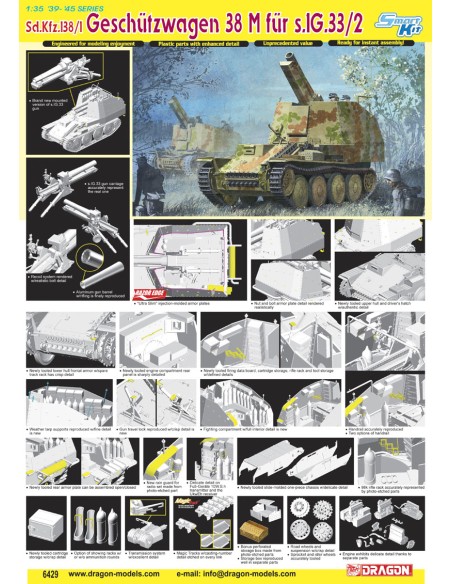 SdKfz 138/1 Geschützwagen 38 M piel s.IG.33/2