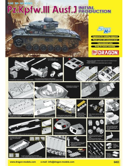 Panzer III Ausf.J, Initial Production ~ Smart Kit