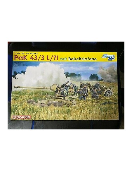 German Anti-tank Gun PAK 43/3 L/71 mit behelfslafette