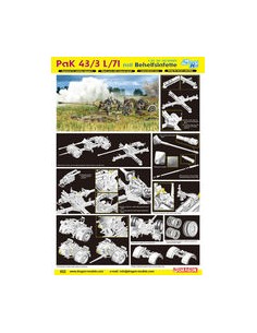 German Anti-tank Gun PAK 43/3 L/71 mit behelfslafette 2