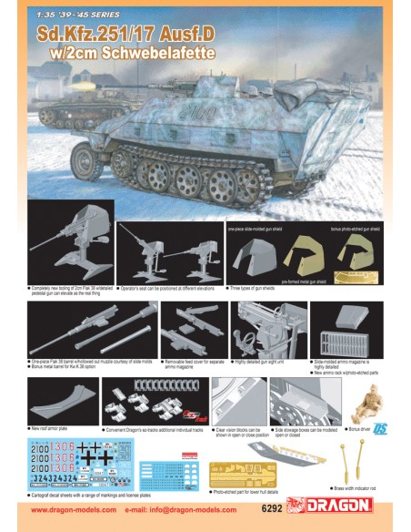 Sd.Kfz.251/17 Ausf.D w/2cm Schwebelafette