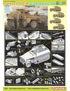 Sd.Kfz.250/8 NEU 7.5cm K.51 L/24 Gun 2