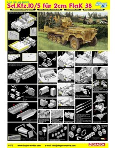 Sd.Kfz.10/5 für 2cm Flak 38 ~ Smart Kit 2