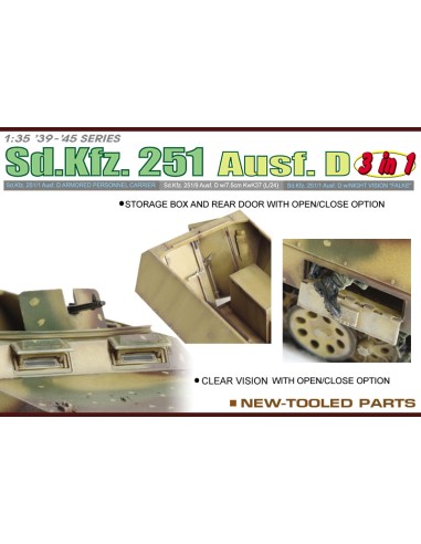 Sd.Kfz. 251 Half track (3 in 1 kit)