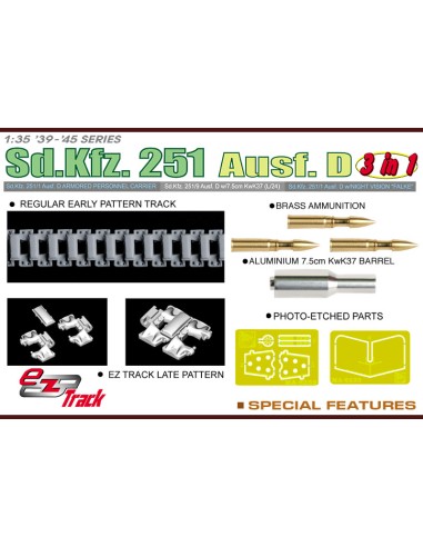 Sd.Kfz. 251 Half track (3 in 1 kit)