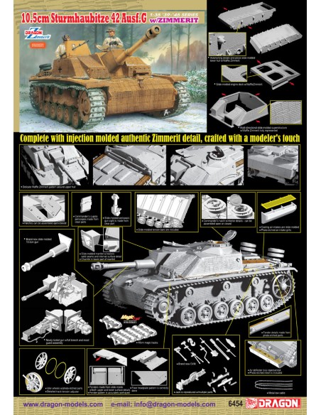 10.5cm Sturmhaubitze 42 Ausf.G w/Zimmerit