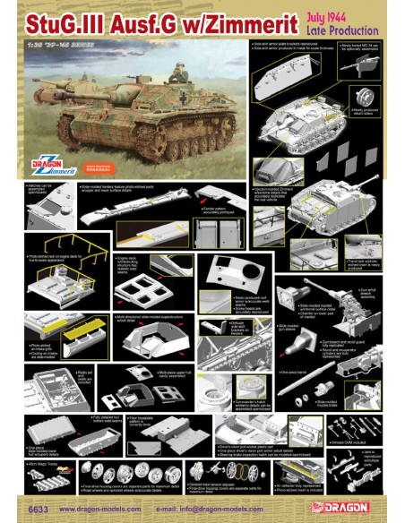 StuG.III Ausf.G with Zimmerit (July 1944, Late Production)