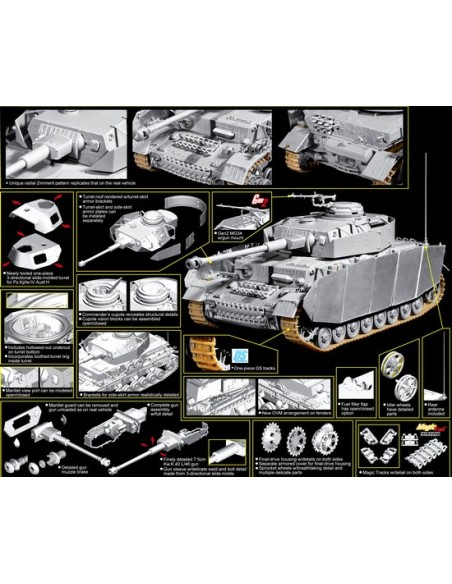 German Pz.Kpfw IV Ausf.H (Sd.Kfz.161) with Zimmerit (Late Production)