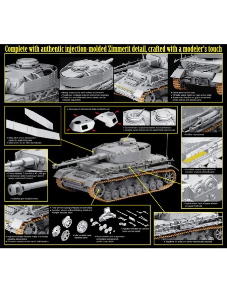 Pz.Kpfw.IV Ausf.H with Zimmerit (Mid-Production, HJ Div. Normandy 1944)