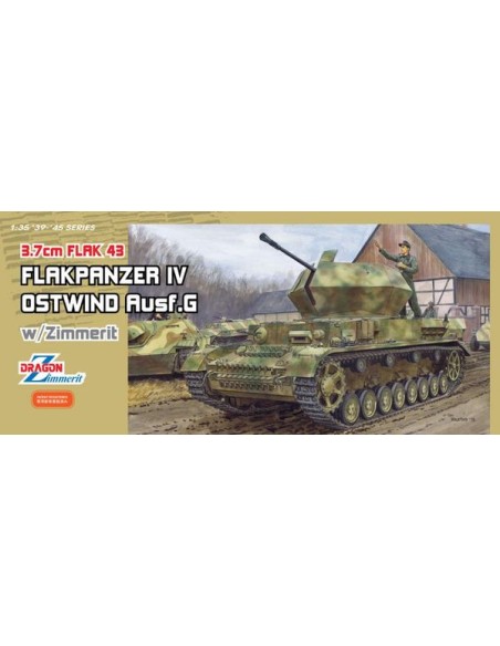 FlaK 43 Flakpanzer IV "Ostwind" w/Zimmerit