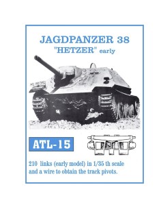 1/35 Orugas Metálicas Jagdpanzer 38 HETZER temprano