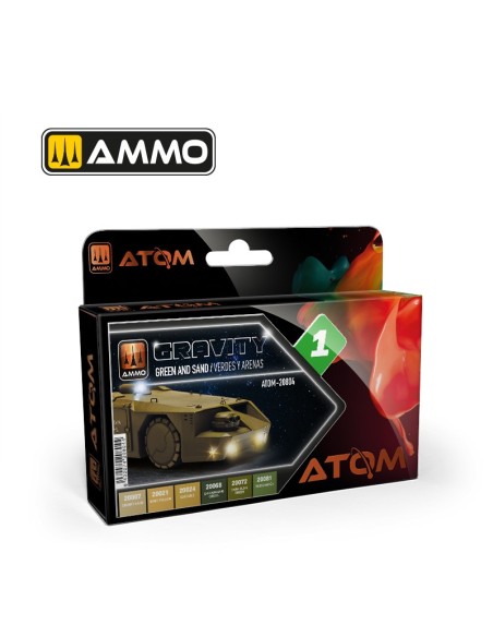 ATOM Set Gravity Verdes y Arenas