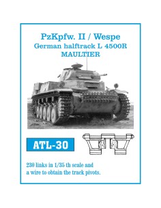 1/35 Orugas metálicas PzKpfw. II / semioruga alemán L...