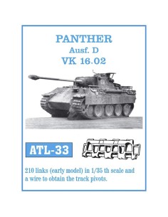1/35 Orugas metálicas Panther Ausf. D / VK 16.02