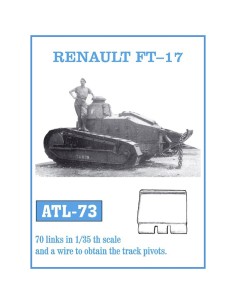 1/35 orugas metálicas Renault FT-17