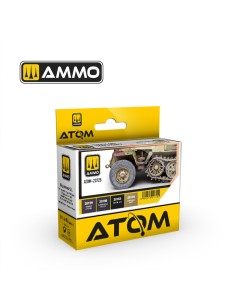 ATOM SET COLORES DE CAUCHO Y NEUMÁTICOS