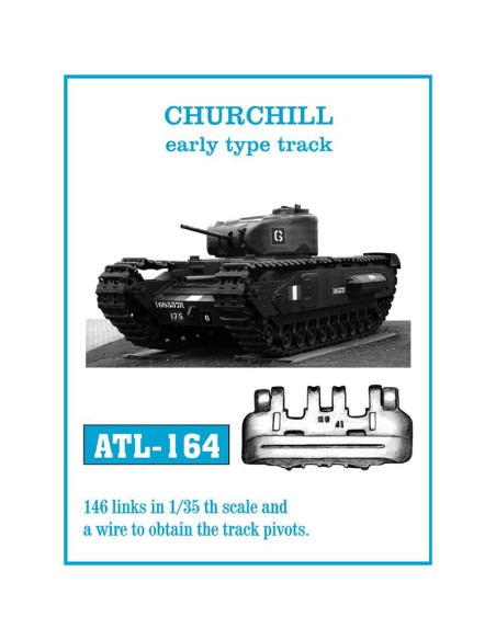 1/35 Orugas metálicas Churchill versión inicial