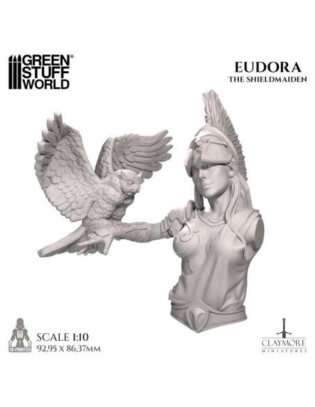 CLAYMORE MINIATURES - EUDORA THE SHIELDMAIDEN