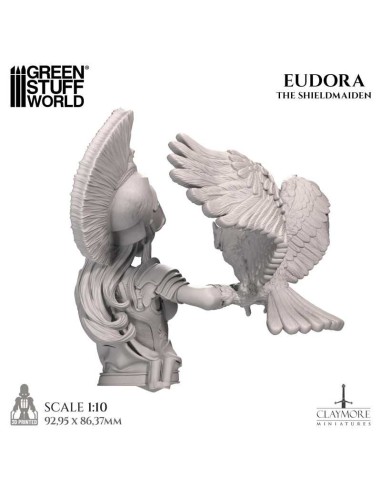 CLAYMORE MINIATURES - EUDORA THE SHIELDMAIDEN