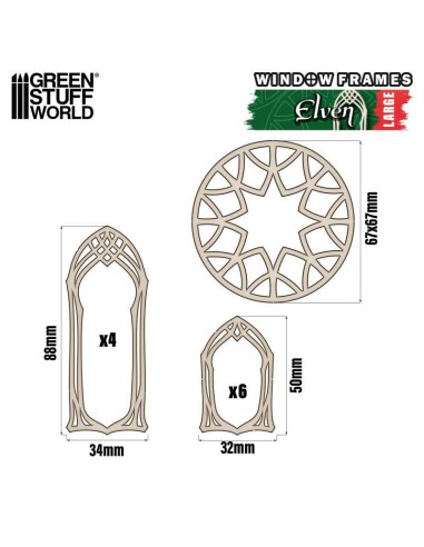 VENTANAS ÉLFICAS - GRANDES