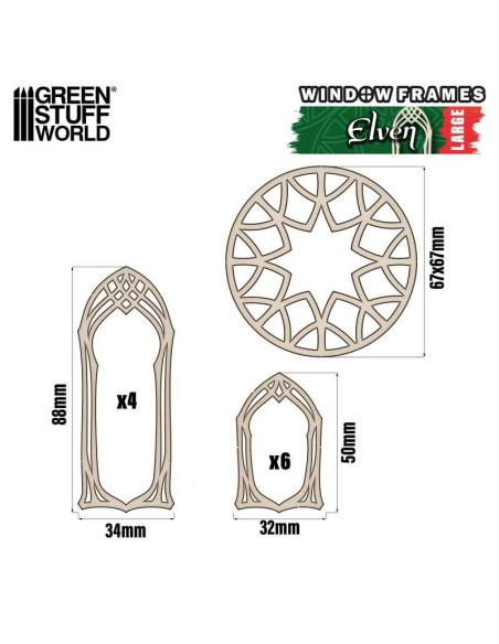 VENTANAS ÉLFICAS - GRANDES