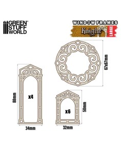 VENTANAS CABALLEROS MEDIEVALES - GRANDES 2