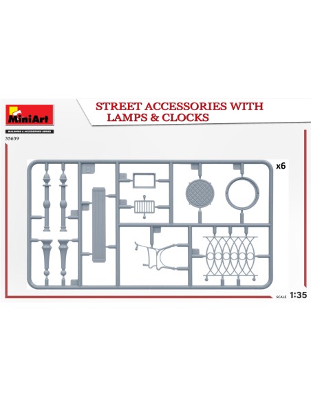 Street Accessories with Lamps & Clocks