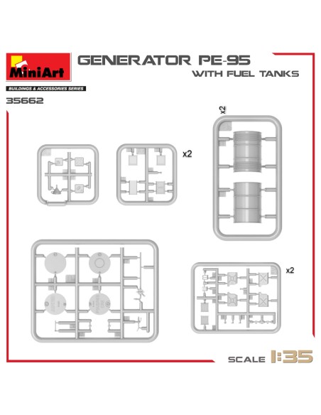 Generator PE-95 With Fuel Tanks