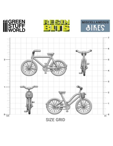 SET IMPRESO EN 3D - BICICLETAS