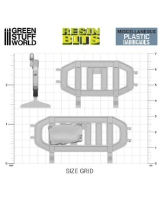 SET IMPRESO EN 3D - VALLA PEATONAL PLÁSTICO 2