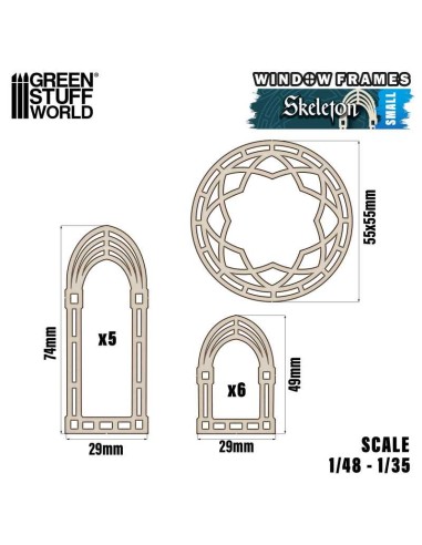 VENTANAS ESQUELETOS - GRANDES
