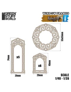 VENTANAS CABALLEROS MEDIEVALES - PEQUEÑAS 2