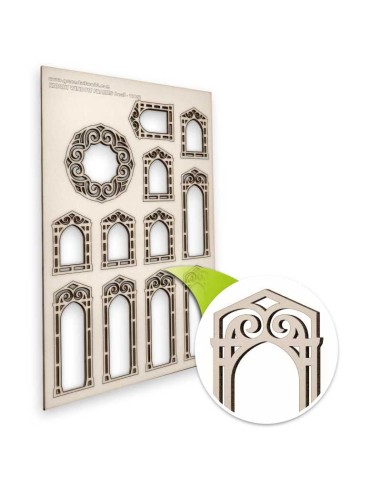 VENTANAS CABALLEROS MEDIEVALES - PEQUEÑAS