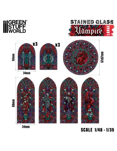 VIDRIERAS VAMPIROS - GRANDES