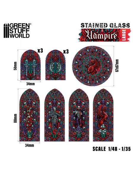 VIDRIERAS VAMPIROS - GRANDES