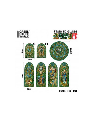 VIDRIERAS ÉLFICAS - GRANDES