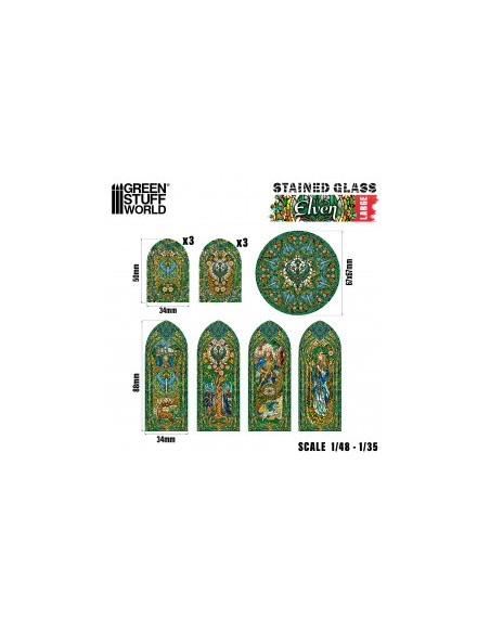 VIDRIERAS ÉLFICAS - GRANDES