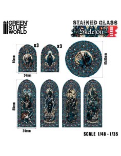 VIDRIERAS ESQUELETOS - GRANDES 2