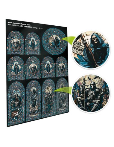 VIDRIERAS ESQUELETOS - GRANDES