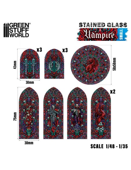 VIDRIERAS VAMPIROS - PEQUEÑAS