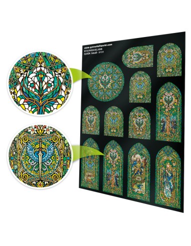 VIDRIERAS ÉLFICAS  - PEQUEÑAS