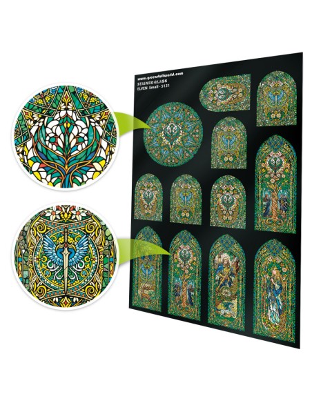 VIDRIERAS ÉLFICAS  - PEQUEÑAS