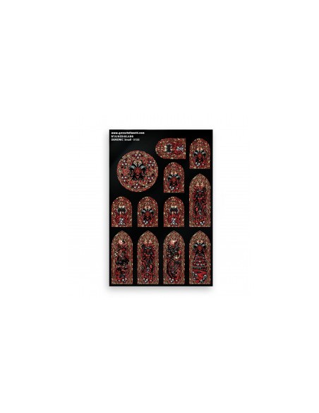 VIDRIERAS DEMONIOS - PEQUEÑAS