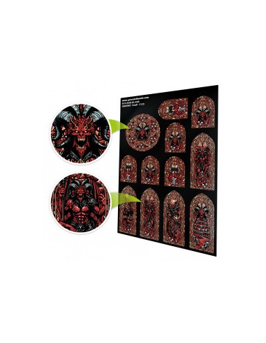 VIDRIERAS DEMONIOS - PEQUEÑAS