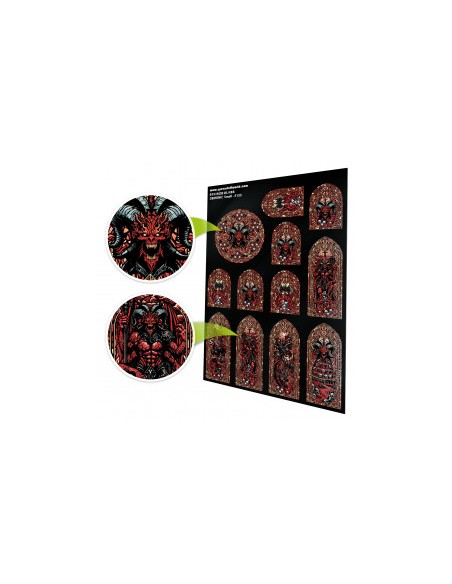 VIDRIERAS DEMONIOS - PEQUEÑAS